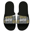 ACXCh Y T_ V[Y Colorado Buffaloes ISlide Wordmark Pattern Slide Sandals -