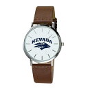 W[fB Y rv ANZT[ Nevada Wolf Pack Plexus Leather Watch -