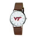 W[fB Y rv ANZT[ Virginia Tech Hokies Plexus Leather Watch -