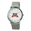 W[fB Y rv ANZT[ Minnesota Golden Gophers Plexus Stainless Steel Watch -