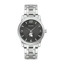 uo Y rv ANZT[ Michigan State Spartans Bulova Stainless Steel Corporate Collection Watch -
