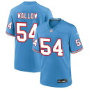 ナイキ メンズ ユニフォーム トップス Tennessee Titans Nike Oilers Throwback Custom Game Jersey Wallow,Garret-54