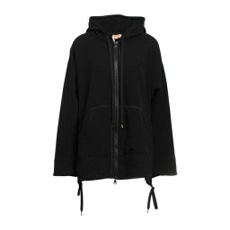 【送料無料】 ヌメロ ヴェントゥーノ レディース パーカー・スウェットシャツ アウター Sweatshirts Black