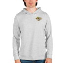 【送料無料】 アンティグア メンズ パーカー・スウェットシャツ アウター Nashville Predators Antigua Team Absolute Pullover Hoodie Heathered Gray