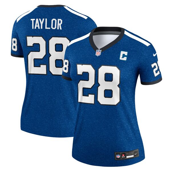 ナイキ レディース ユニフォーム トップス Jonathan Taylor Indianapolis Colts Nike Women's Alternate Legend Jersey Royal