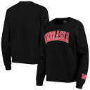 【送料無料】 コロシアム レディース パーカー・スウェットシャツ アウター Nebraska Huskers Colosseum Women's Campanile Pullover Sweatshirt Black