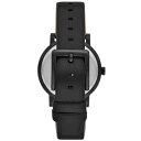 _i L j[[N fB[X rv ANZT[ Women's Soho D Three-Hand Black Leather Strap Watch, 34mm Black