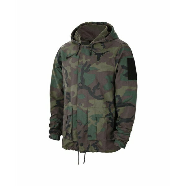 ナイキ ブルゾン レディース ナイキ レディース ジャケット＆ブルゾン アウター Men's Camo Texas Longhorns Military-Inspired Pack Lightweight Hoodie Performance Full-Snap Jacket Camo