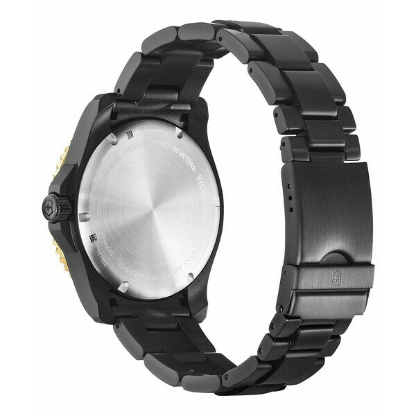 ビクトリノックス ビクトリノックス レディース 腕時計 アクセサリー Men's Maverick Black PVD Stainless Steel Bracelet Watch 43mm Black