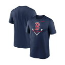 ナイキ レディース Tシャツ トップス Men's Navy Boston Red Sox Big and Tall Icon Legend Performance T-shirt Navy
