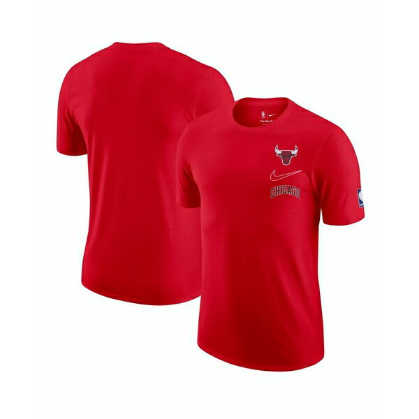 ナイキ レディース Tシャツ トップス Men 039 s Red Chicago Bulls 2022/23 City Edition Courtside Max90 Vintage-Like Wash T-shirt Red