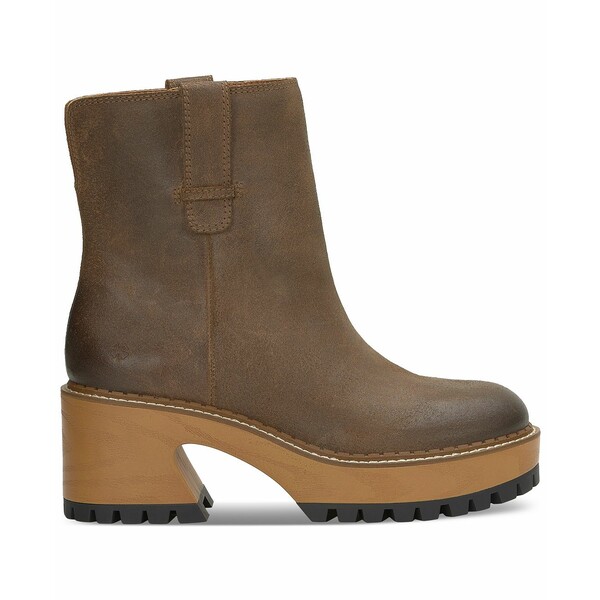 ラッキーブランド レディース ブーツ シューズ Women 039 s Rhoslyn Platform Lug Sole Boots Bark Suede