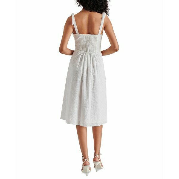 スティーブ マデン レディース ワンピース トップス Women's Carlynn Cotton Eyelet Dress White