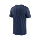 ナイキ レディース Tシャツ トップス Men's Navy Cleveland Guardians Team Arched Lockup Legend Performance T-shirt Navy