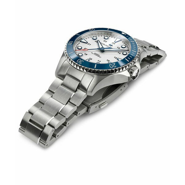 ハミルトン カーキ 腕時計（レディース） ハミルトン レディース 腕時計 アクセサリー Men's Swiss Automatic Khaki Navy Scuba Stainless Steel Bracelet Watch 43mm Sliver