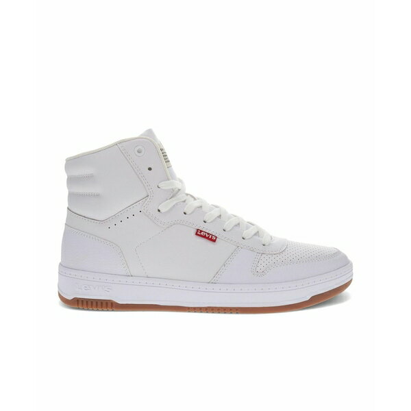 楽天astyリーバイス メンズ スニーカー シューズ Men's Drive Hi High Top Sneakers White, Gum