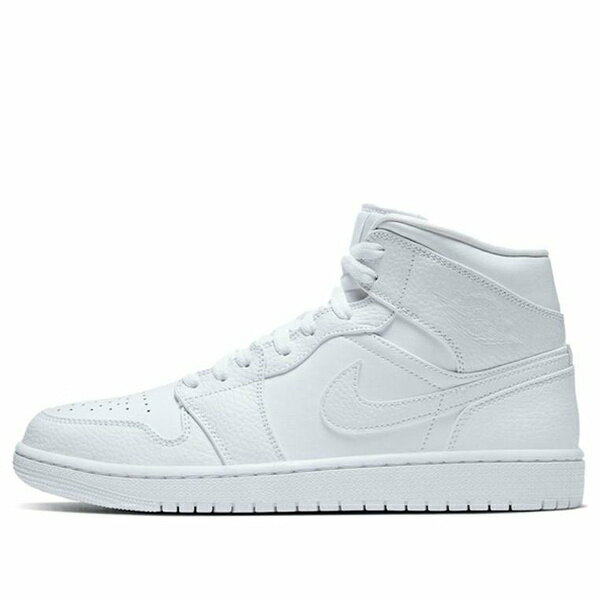 Air Jordan ジョーダン メンズ スニーカー 【Air Jordan 1 Mid 'Triple White 2020' 554724-130】 サイズ US_12(30.0cm)