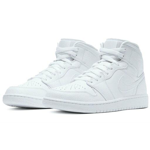 Air Jordan ジョーダン メンズ スニーカー 【Air Jordan 1 Mid 'Triple White 2020' 554724-130】 サイズ US_12(30.0cm)