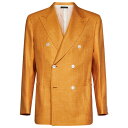 ブリオーニ メンズ ジャケット&ブルゾン アウター Blazer Orange