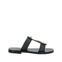 【送料無料】 ヴァレンティノ ガラヴァーニ メンズ サンダル シューズ Sandals Black