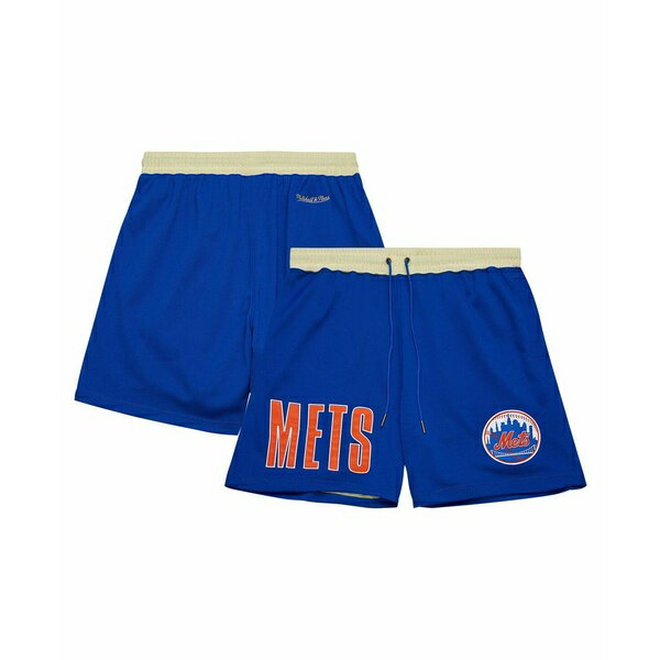 ミッチェル&ネス メンズ カジュアルパンツ ボトムス Men's Royal New York Mets OG 2.0 Fashion Shorts Royal