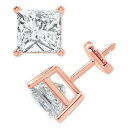 バッジェリーミシュカ レディース ピアス&イヤリング アクセサリー Certified Lab Grown Diamond Princess-Cut Stud ...