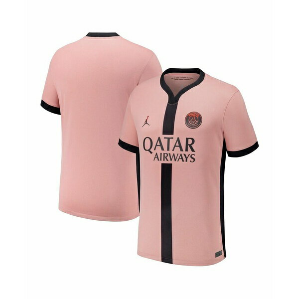 硼   ȥåץ Men's Pink Paris Saint-Germain 2024/25 Third Replic...