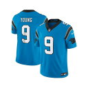 ナイキ メンズ シャツ トップス Men's Bryce Young Carolina Panthers Vapor F.U.S.E. Limited Jersey Blue