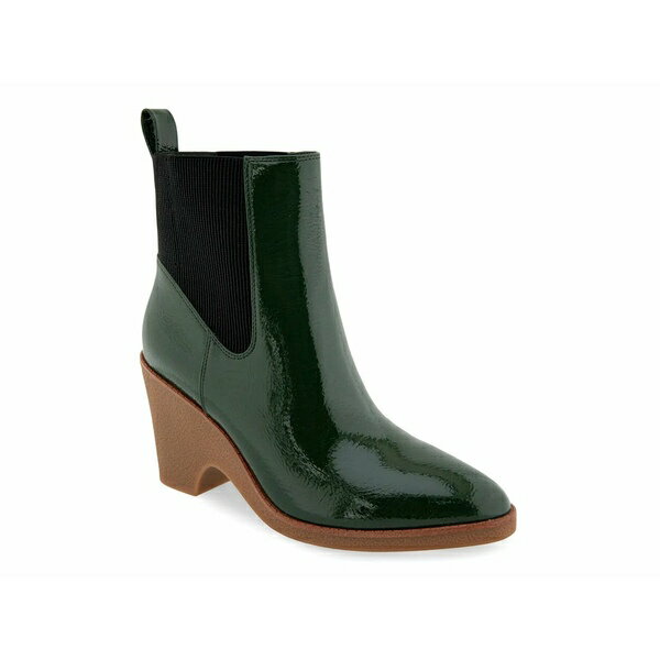 エアロソールズ レディース ブーツ シューズ Mylo Wedge Bootie Dark Green