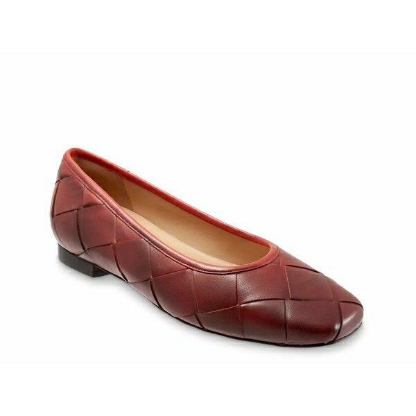 トロッターズ レディース サンダル シューズ Hanny Ballet Flat Burgundy