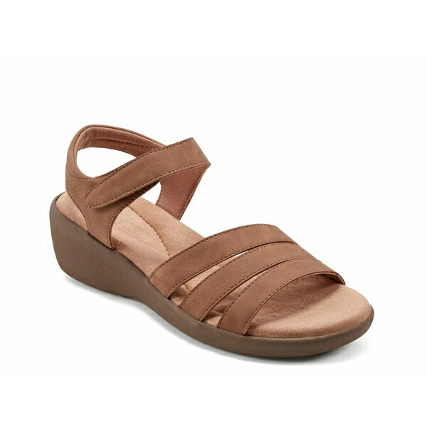イージースピリット レディース サンダル シューズ Kenton Wedge Sandal Dark Brown