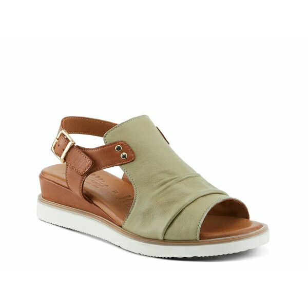 スプリングステップ レディース サンダル シューズ Locals Wedge Sandal Dark Green