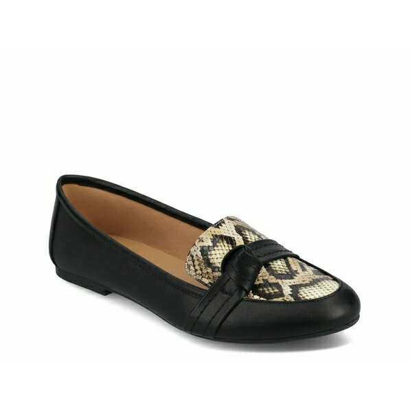 ジョネー レディース スリッポン・ローファー シューズ Marci Loafer Black/Multicolor Snake Print
