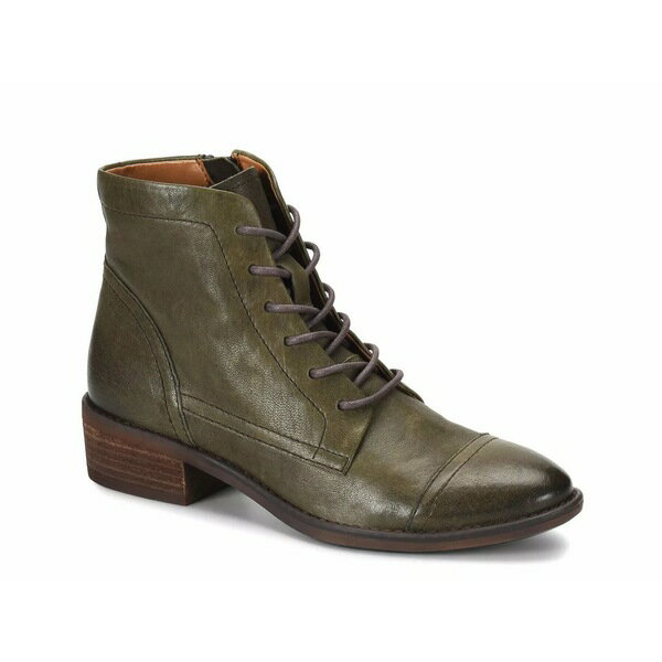 コンフォーティバ レディース ブーツ シューズ Cordia Combat Boot Dark Olive Green