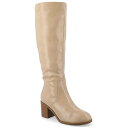 ジャーニーコレクション レディース ブーツ シューズ Women's Romilly Round Toe Block Heel Knee High Boots ...