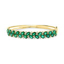 エフィー コレクション レディース ブレスレット・バングル・アンクレット アクセサリー EFFY Emerald (9-3/8 ct. t.w.) & Diam...