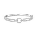 エフィー コレクション レディース ブレスレット・バングル・アンクレット アクセサリー EFFY Diamond Circle Openwork Bangle ...