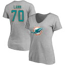 t@ieBNX fB[X TVc gbvX Miami Dolphins Fanatics Branded Women's Team Authentic Custom VNeck TShirt Lamm,Kendall-70