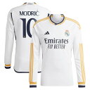 アディダス メンズ ユニフォーム トップス Luka Modric Real Madrid adidas 2023/24 Home Replica Long Sleeve Jersey -