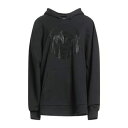 【送料無料】 ヴェルサーチ レディース パーカー・スウェットシャツ アウター Sweatshirts Black
