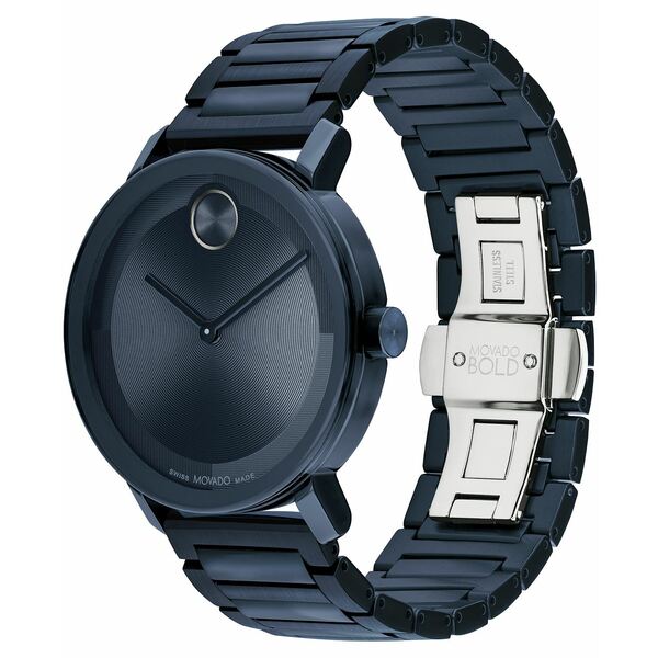 モバド モバド レディース 腕時計 アクセサリー Men's Bold Evolution 2.0 Swiss Quartz Ionic Plated Blue Steel Watch 40mm Blue