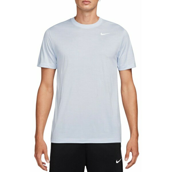 ナイキ メンズ シャツ トップス Nike Men's Dri-FIT Fitness Short Sleeve T-Shirt Football Grey