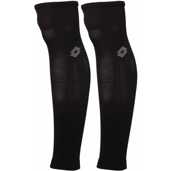 bg fB[X C A_[EFA Lotto Soccer Leg Sleeve 2 Pack Pure Black