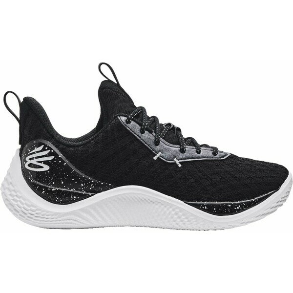 アンダーアーマー メンズ スニーカー シューズ Under Armour Curry 10 Basketball Shoes Black/Black/White