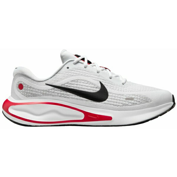 ナイキ メンズ ランニング スポーツ Nike Men's Journey Run Running Shoes White/Black/Fire Red