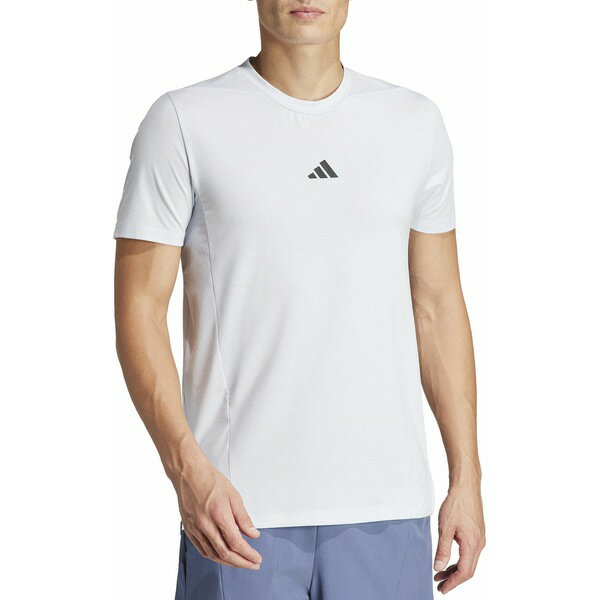 アディダス メンズ シャツ トップス adidas Men's Designed for Training Workout T-Shirt Halo Blue