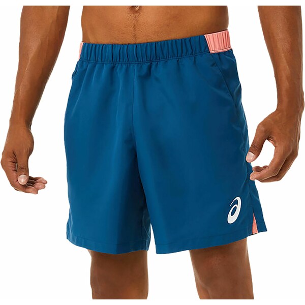 å  ϡա硼 ܥȥॹ ASICS Men's Match 7 Shorts Light Indigo