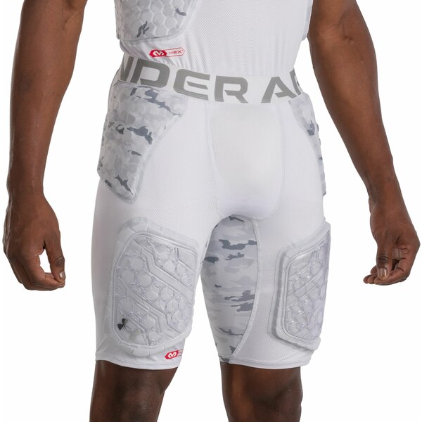 アンダーアーマー メンズ カジュアルパンツ ボトムス Under Armour Pro 5-Pad Football Girdle White Camo