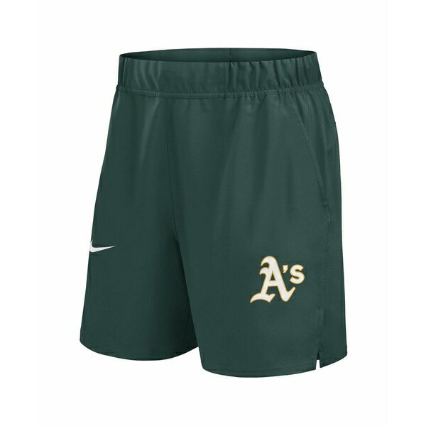 ナイキ メンズ カジュアルパンツ ボトムス Men's Green Oakland Athletics Woven Victory Performance Shorts Green