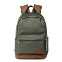 TSDブランド レディース バックパック・リュックサック バッグ Urban Light Coated Canvas Backpack Green